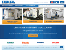 Tablet Screenshot of cnc-stenzel.ch