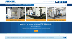 Desktop Screenshot of cnc-stenzel.pl
