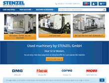 Tablet Screenshot of cnc-stenzel.com